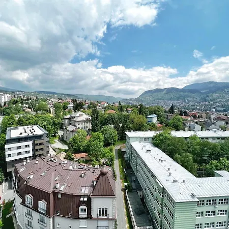 Apartment 2 Bedroom Penthouse In Center, Free Parking Sarajevo